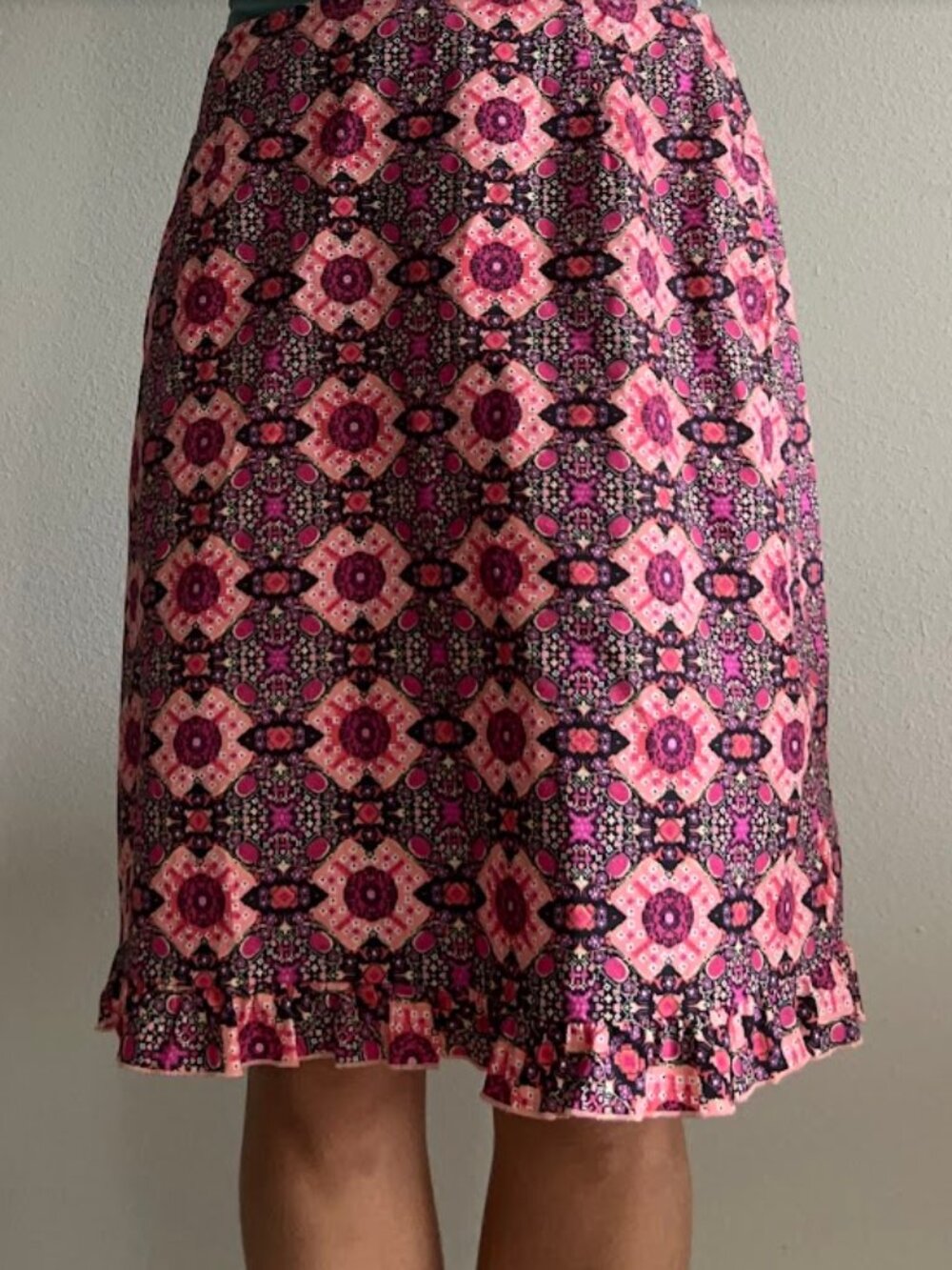 Wrapper Skirt, Vintage 90s, Pink, Size 13